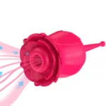 5 Sucking and 7 Vibrating Double Ended Rose Toy - Image 7