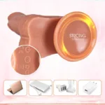 9 IN Remote Controlled Soft Silicone Vibrating Thrusting Rotating Dildo - Image 7