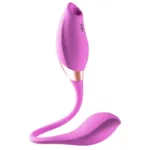 Dual Ended Clitoral Sucking Vibrator With Heated Vibrating Egg - Image 3