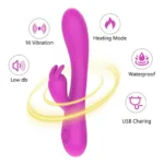 Dual Stimulation Warming G-spot Bunny Vibrator - Image 6