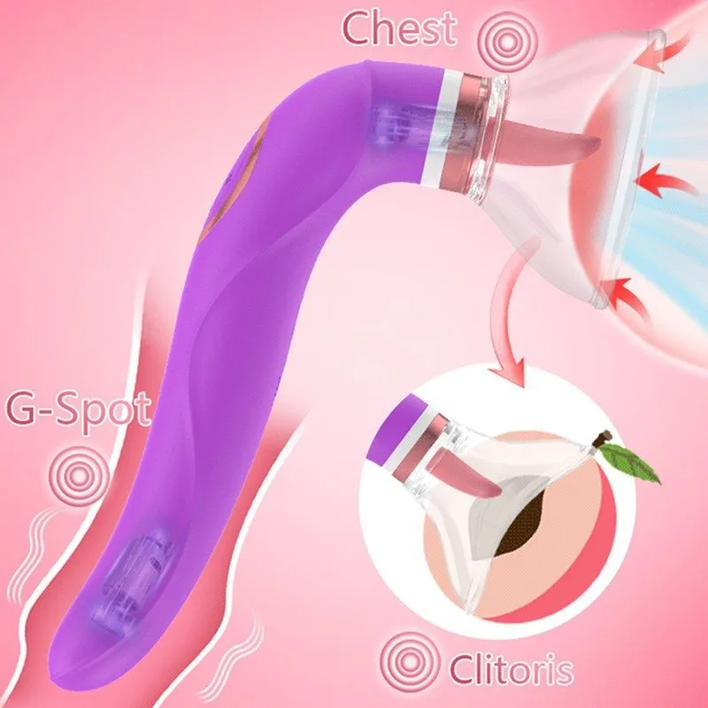 Tongue Licking Sucking and Vibrating Women Oral Sex Toy 1 Tongue Licking Sucking and Vibrating Women Oral Sex Toy 1