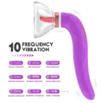 Tongue Licking Sucking and Vibrating Women Oral Sex Toy - Image 5