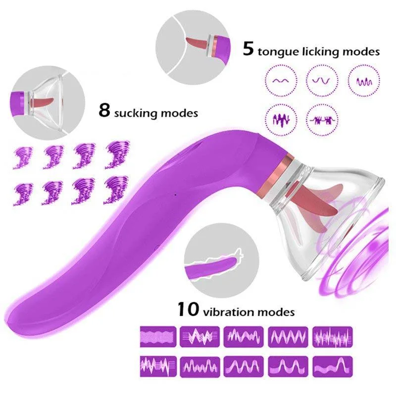 Tongue Licking Sucking and Vibrating Women Oral Sex Toy 3 Tongue Licking Sucking and Vibrating Women Oral Sex Toy 3