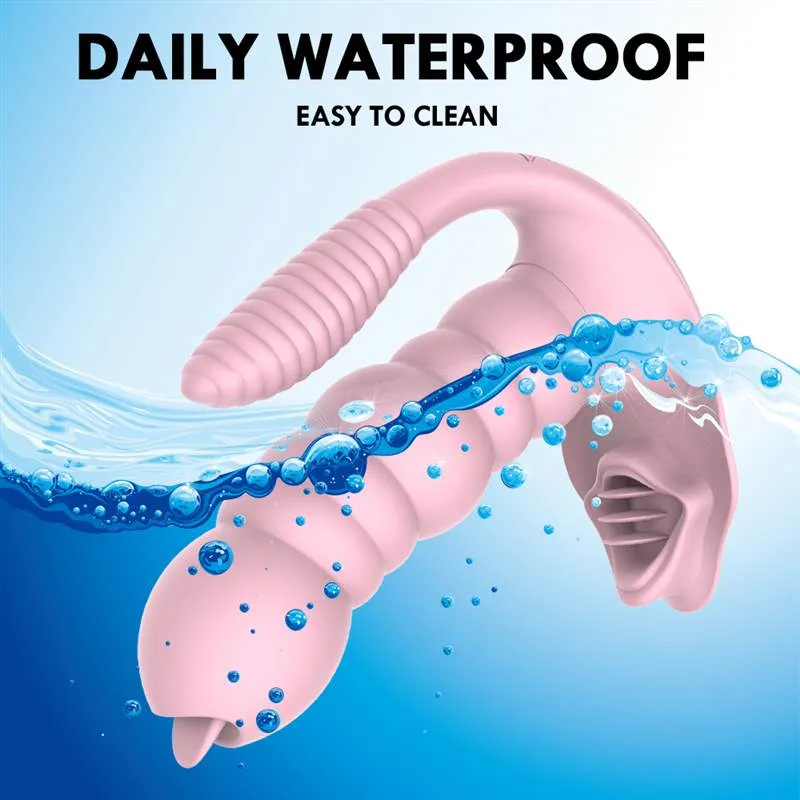 Wearable Triple Vibrator Tongue Licking G Spot Stimulation 3 Wearable Triple Vibrator Tongue Licking G Spot Stimulation 3