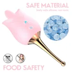 Rose Women Toy Clitoris Nipple Sucking Vibrator - Image 11