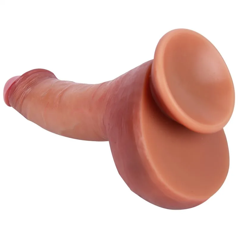53e0039678e16c32 8 IN Soft Real Skin Feel Ejaculating Dildo - Image 6