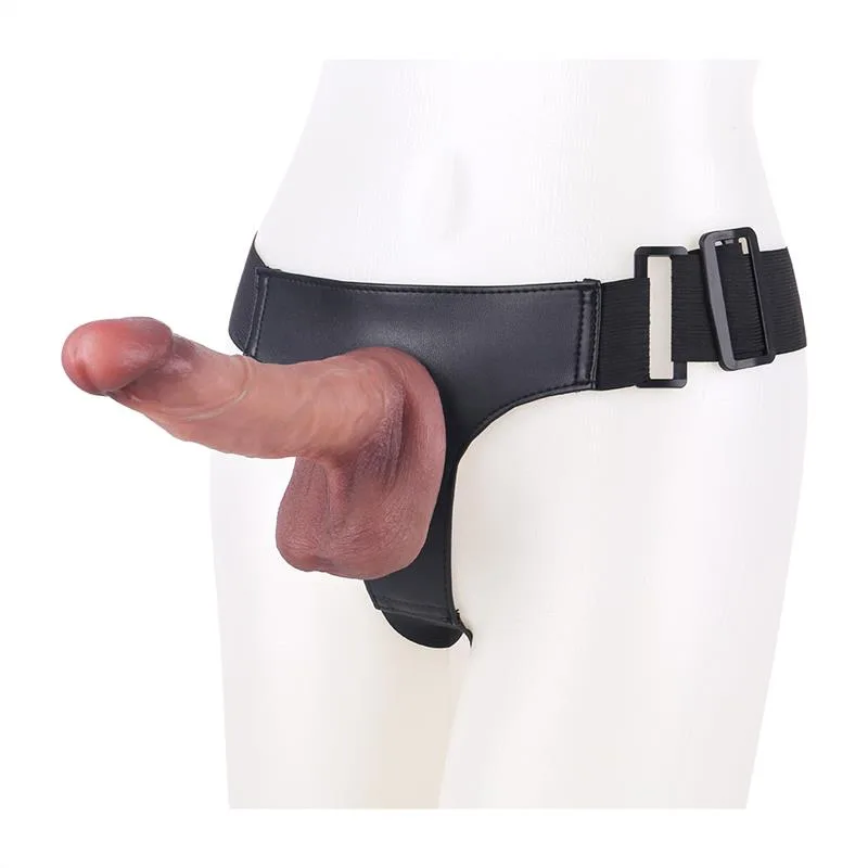 5633c25856ed8263-1 8 IN Real Skin Feel Strap On Dildo Kits - Image 2
