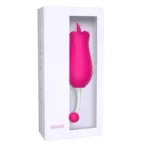 Double Headed Tulip Flower Vibrator Women Oral Sex Toy - Image 4
