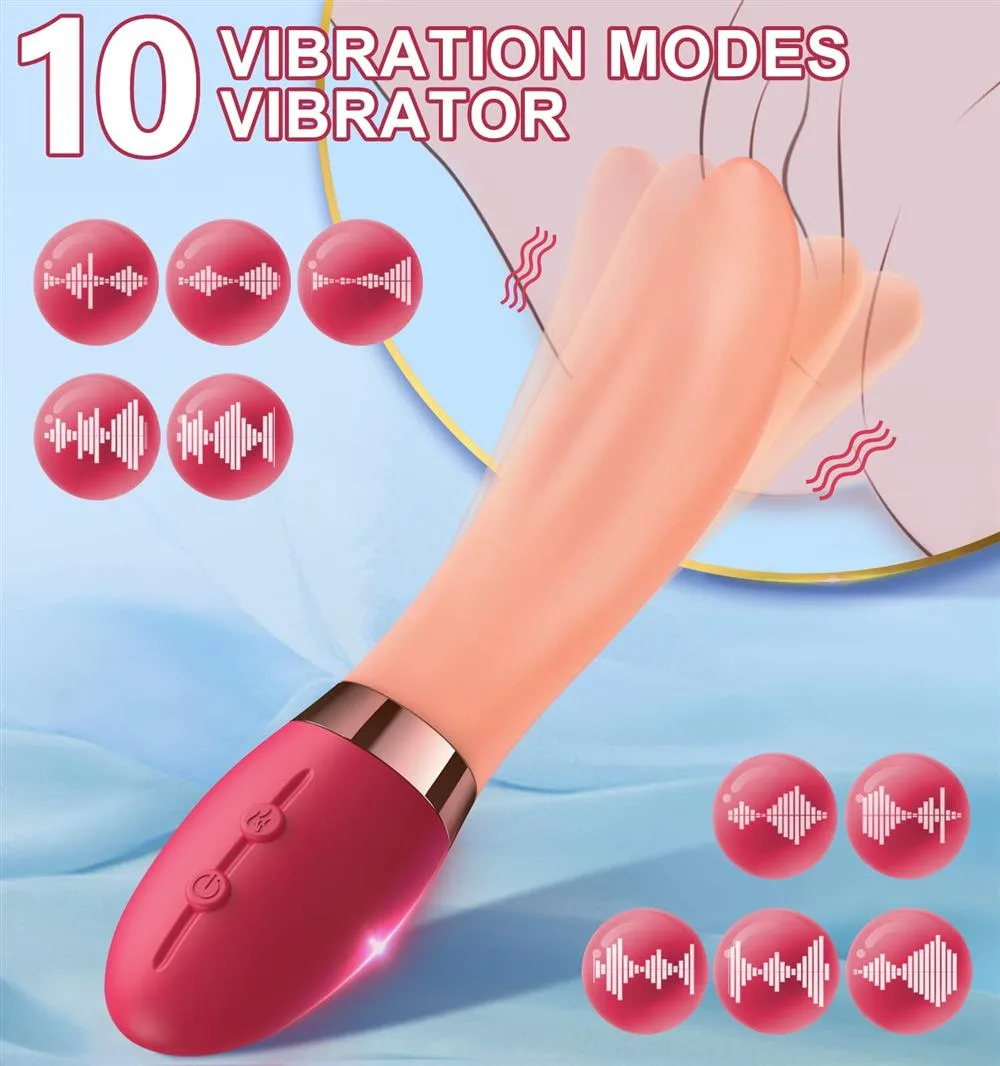 5b94dbd2f1398d3f Ultra-Soft Heated Women Clitoris G-Spot Tongue Licking Vibrator - Image 3