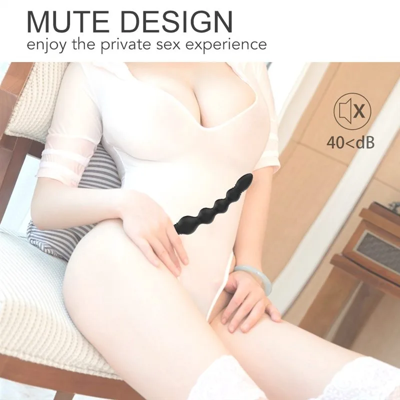 9 Vibration Silicone Anal Beads Vibrator 5 9 Vibration Silicone Anal Beads Vibrator 5