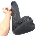 16 IN Extreme Giant Realistic PVC Black Dildo - Image 7