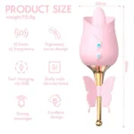Rose Women Toy Clitoris Nipple Sucking Vibrator - Image 15