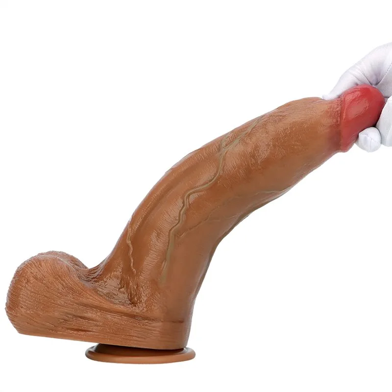 65d18b2e5712aedb 13 IN Huge Girth Silicone Dildo Best Realistic Cock - Image 6