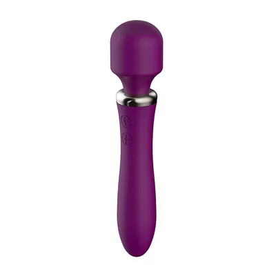 66b7084392355025 Rechargeable Double Headed Vibration Wand Massager - Image 2