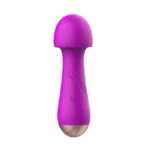 12 Vibration Mushroom Head Mini Personal Wand Vibrator - Image 3