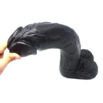 16 IN Extreme Giant Realistic PVC Black Dildo - Image 8
