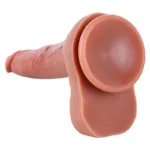 9.5 IN Ultra Soft Silicone Dildo with Blue Veins - Image 5