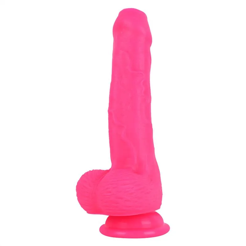 7a41dbcebc1417f5 8 IN Pink Uncircumcised Silicone Dildo Strap On Harness Set - Image 6