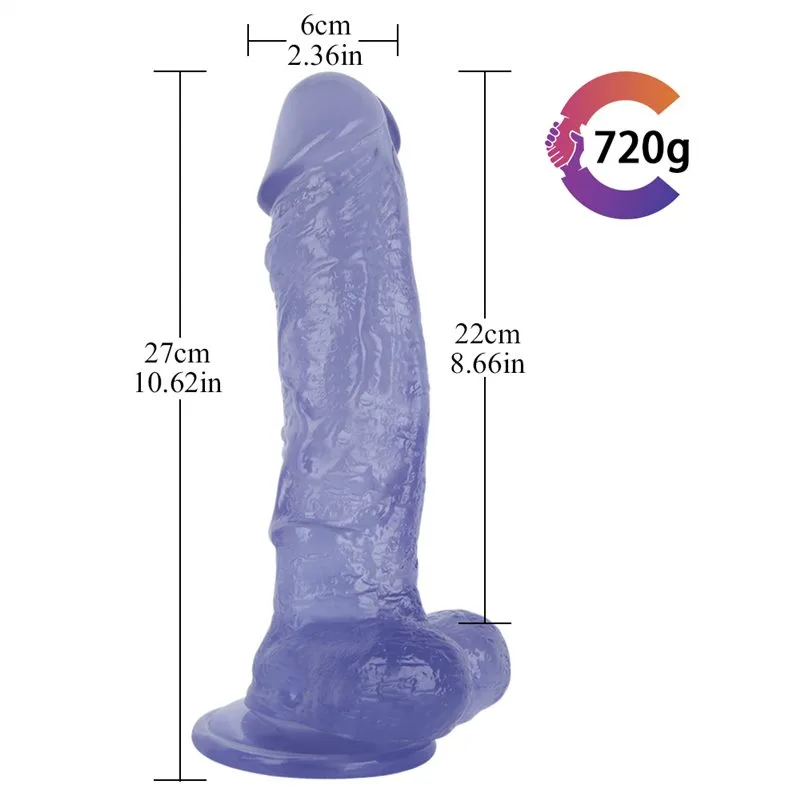 10.5 IN Long Thick Blue PVC Suction Cup Dildo 1 10.5 IN Long Thick Blue PVC Suction Cup Dildo 1