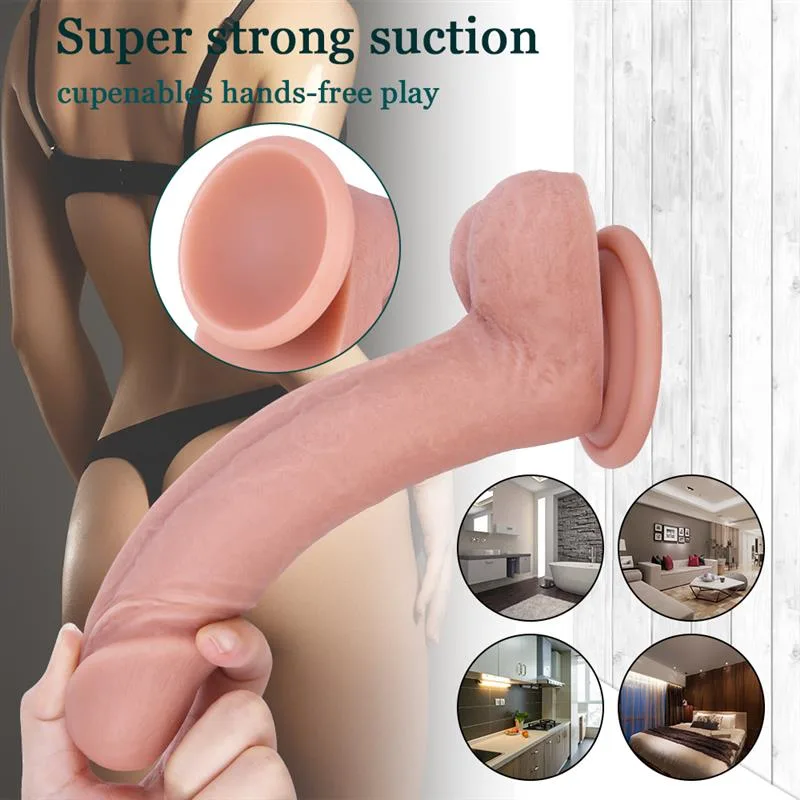 8 IN Lifelike Silicone Dildo Strap On Harness Set 6 8 IN Lifelike Silicone Dildo Strap On Harness Set 6