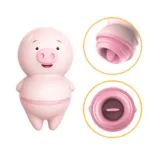 Discreet Happy Piggy Tongue Licking Vibrator - Image 4