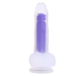 7 IN Small Starter Silicone Luminous Dildo - Image 2