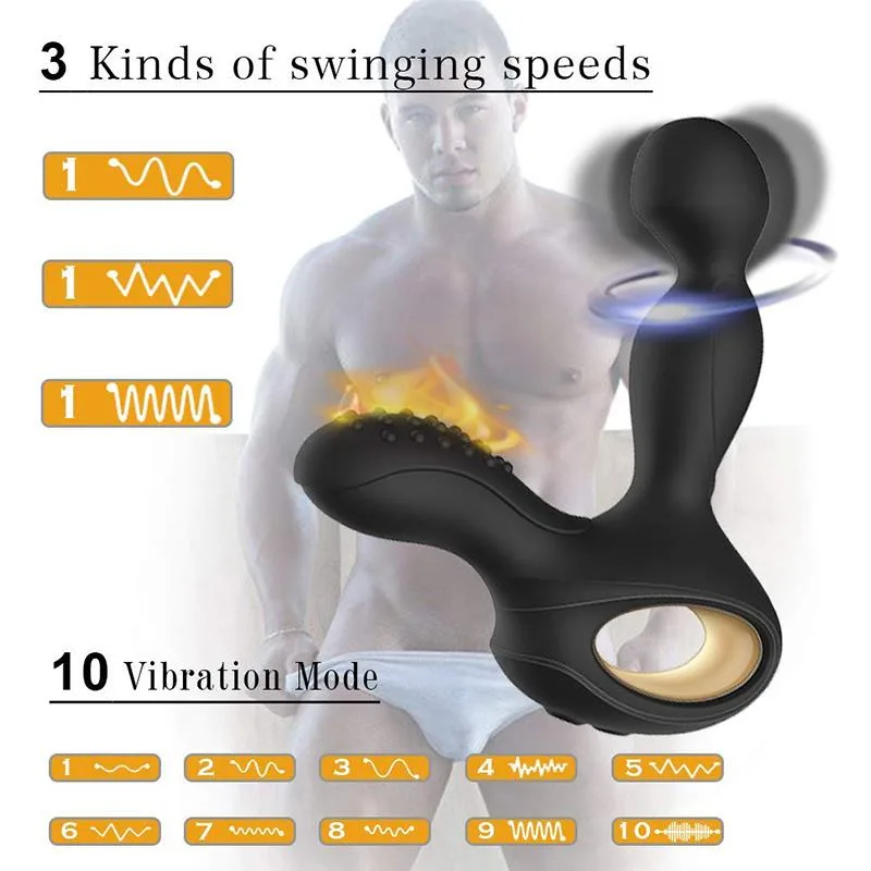 82a5061054d43ae9 360° Rotation Anal Beads Vibrator for Men and Women - Image 2