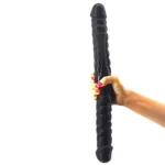 16.5 IN Long Thread Double Sided PVC Dildo - Image 4