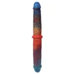 13.5 IN Long Colors Silicone Double Ended Dildo - Image 3
