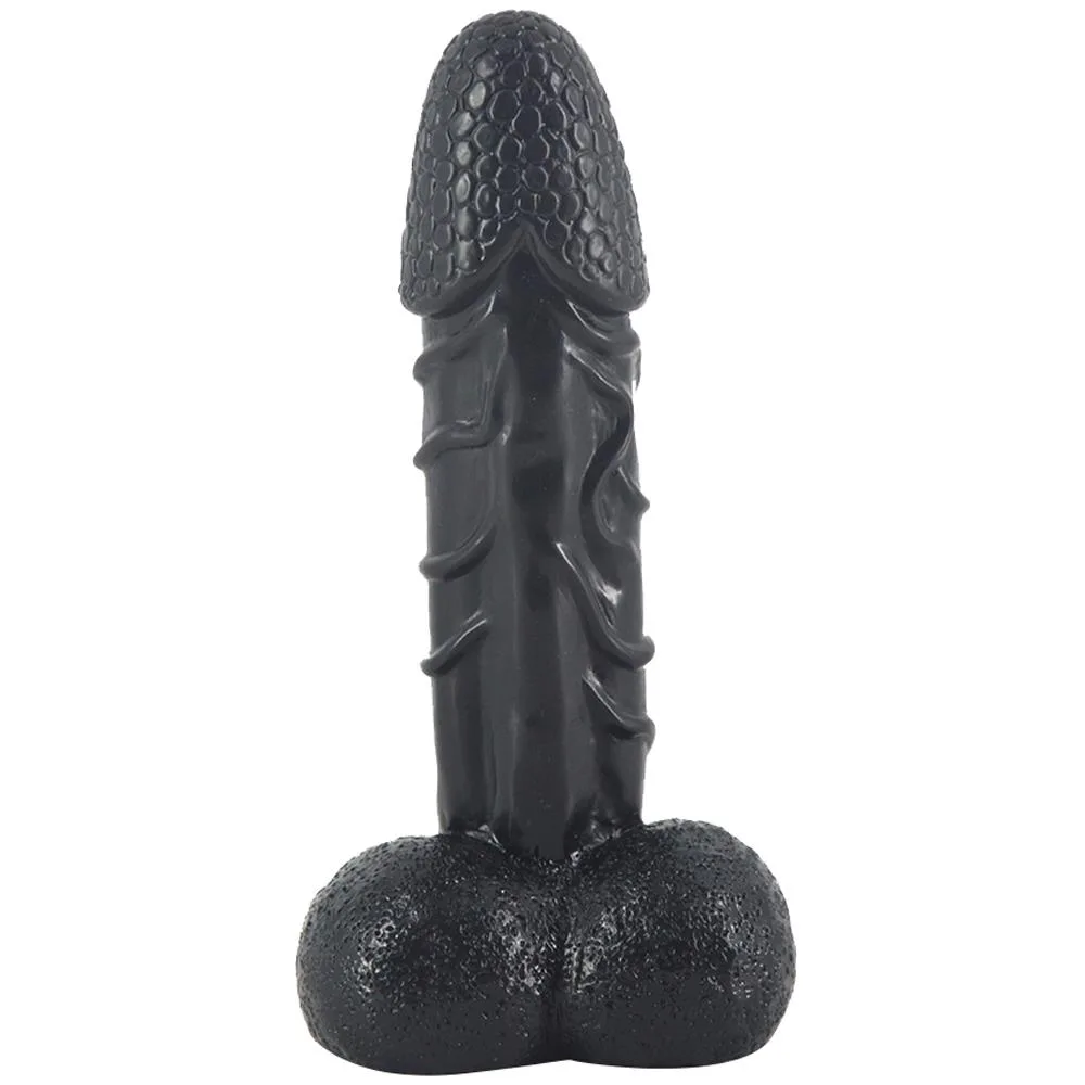 8581451c512edda9 10 IN Exotic PVC Dildo Long Black Alien Cock - Image 4