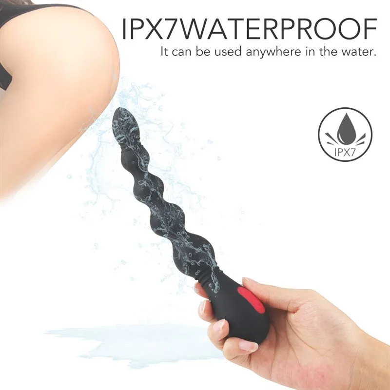 9 Vibration Silicone Anal Beads Vibrator 6 9 Vibration Silicone Anal Beads Vibrator 6