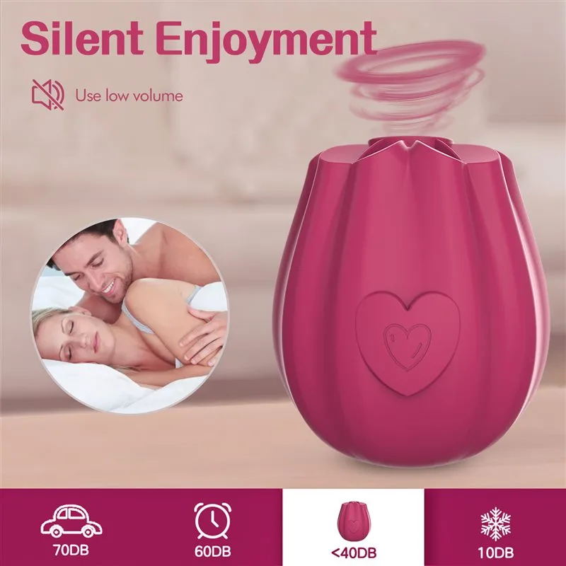 10 Suction Rose Sucking Vibrator 5 10 Suction Rose Sucking Vibrator 5