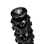 10/12 IN Huge Black PVC Fist Anal Dildo Butt Plug - Image 9