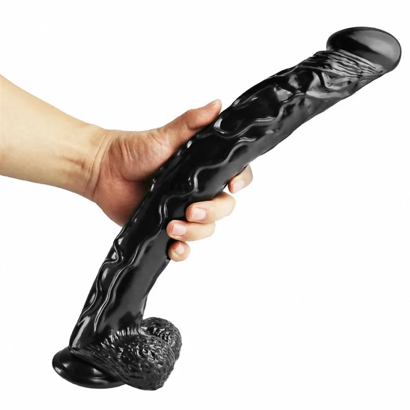 8ec5588fdc4e04e7 17 IN Extra-Long Slim Suction Cup PVC Dildo - Image 5
