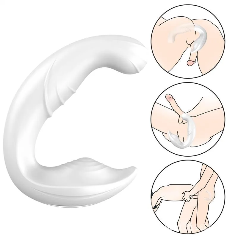 Remote Control White Flapping Prostate Massager Device 2 Remote Control White Flapping Prostate Massager Device 2