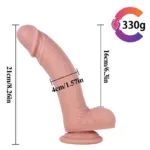 8 IN Lifelike Silicone Dildo Strap On Harness Set - Image 8