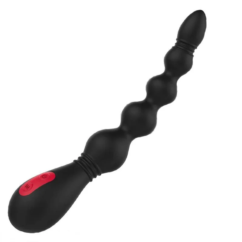 9202d268b8126e78 9 Vibration Silicone Anal Beads Vibrator - Image 2