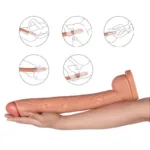 15.5 IN Big Long Flexible PVC Dildo - Image 5