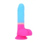 7 IN Small Colors Silicone Dildo Strap On Harness Set - Image 5
