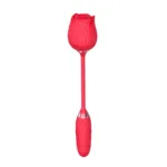 2 IN 1 Women Rose Clit Sucking G-spot Vibrating Toy - Image 8