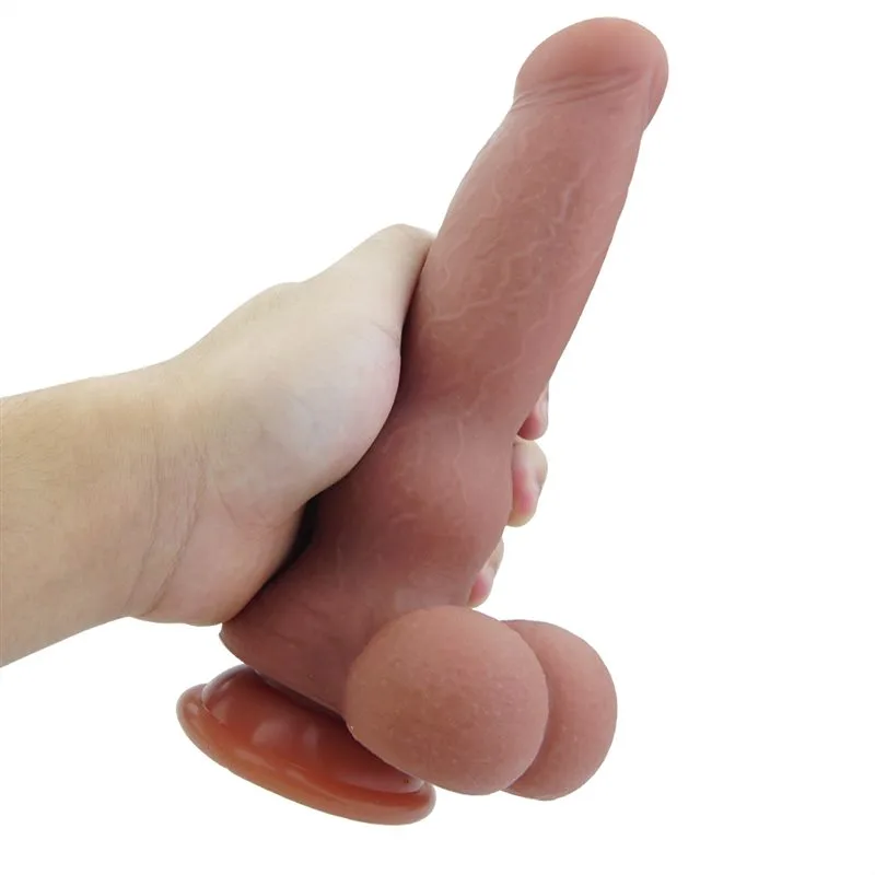 9e4fc9209782fcb9 8 IN Unique Real Touch Silicone Knot Dildo - Image 2