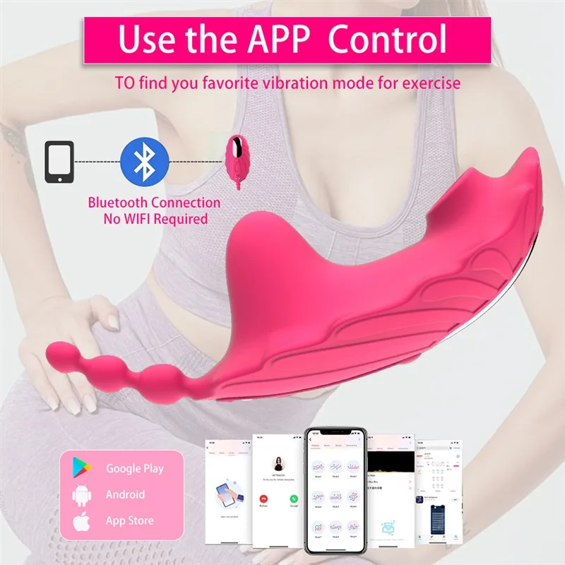 a025c592b7fe03a4 App Control Invisible ClitSucking Knicker Vibrator - Image 6