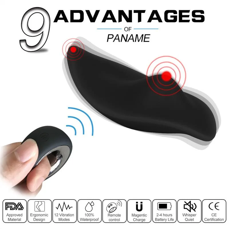 Remote Control 12 Vibration Wearable Panty Vibe 1 Remote Control 12 Vibration Wearable Panty Vibe 1