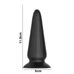 Remote Control Tapered Anal Vibrator Butt Plug - Image 5