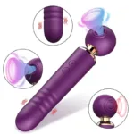 3 IN 1 Thrusting Sucking and Flapping Wand Massager - Image 6