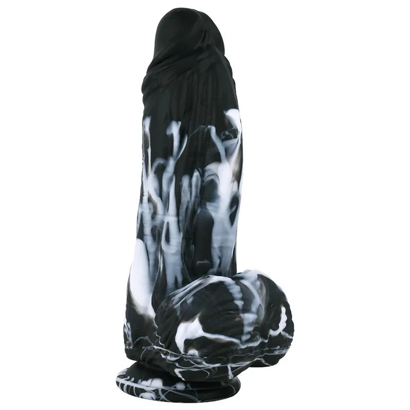 a84dd1788a9a80c8 9.5 IN Big Fat Black Dildo Strap On Harness Kit - Image 7