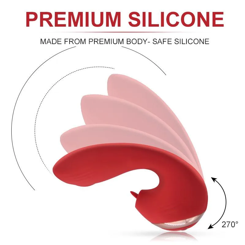 10 Vibration G-spot Vibrator Tongue Licking Toy 3 10 Vibration G-spot Vibrator Tongue Licking Toy 3