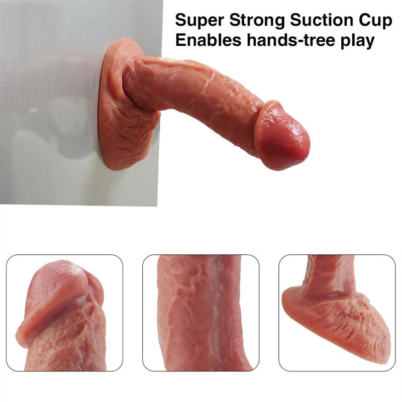 7 IN Small Thick Realistic Dildo with Strong Suction Cup 6 7 IN Small Thick Realistic Dildo with Strong Suction Cup 6