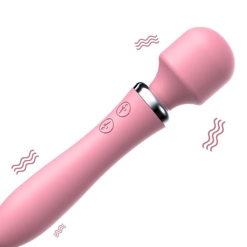 a9af018c32abd425 Rechargeable Double Headed Vibration Wand Massager - Image 3