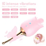 Rose Women Toy Clitoris Nipple Sucking Vibrator - Image 9
